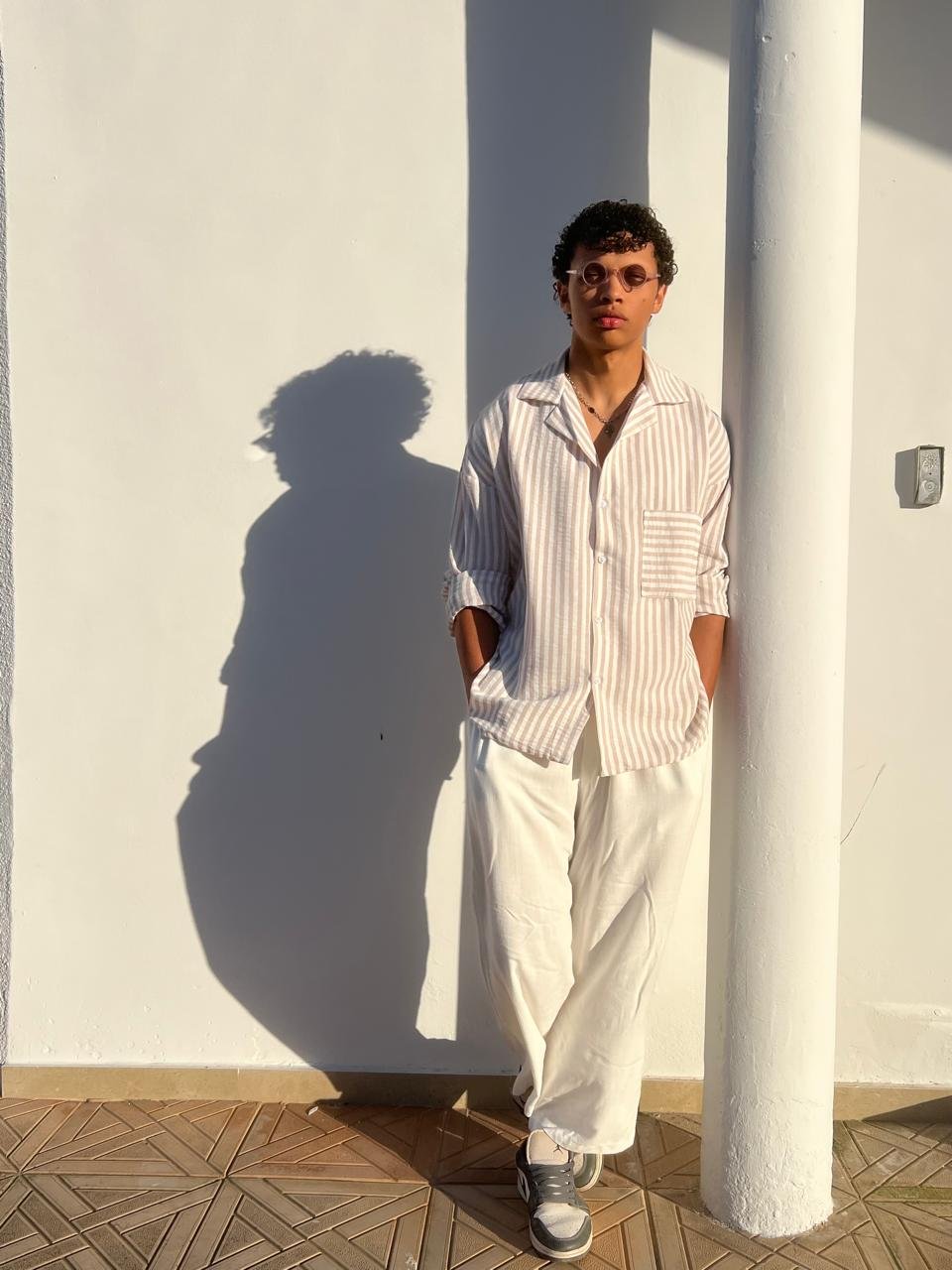 CHEMISE LIN RAYÉE – Image 2