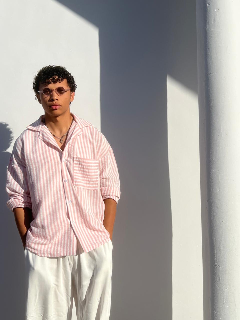 CHEMISE LIN RAYÉE – Image 5